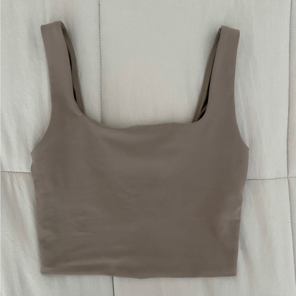 Abercrombie YPB Squareneck Slim Tank with scrunchie - Picture 4 of 6